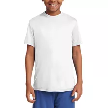 5 Camiseta Branca Infantil Juvenil 100% Poliéster Sublimação