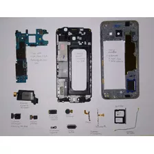 Samsung A3 2016 Placa Camara Chasis Altavoz Botones Microfon