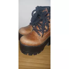 Botas/borcegos 47street N*36 Cuero Marrón Exclusivo