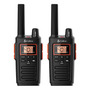 Radios De 2 Vas Cobra Rx380 Walkie Tolkies 32 Millas 40 Can Bandas De Frecuencia Uhf Fm Color Negro