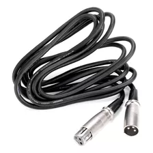 Cable Extensión Xlr Macho A Hembra Para Micrófono 3 Metros