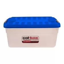 Caja Organizadora Plastica 17 Lts Colombraro Apilable Uso Vs