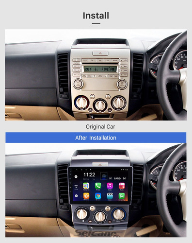 Radio Android Mazda Bt-50 - Ford Ranger Carplay Oled 4k 13.1 Foto 2