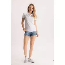 Short Jeans Planet Girls Cintura Média