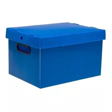 Caixa Organizadora Polionda Extra Grande Azul Polycart