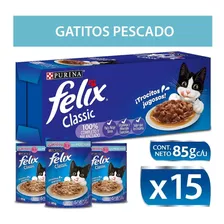 Alimento Húmedo Para Gato Felix® Gatitos Pescado Sobre 85g