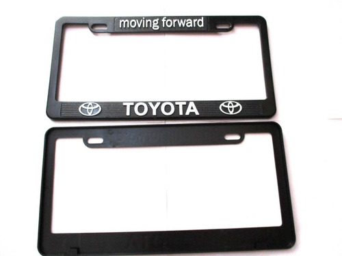 Portaplaca Toyota Yaris Corolla Prius Rav4 Aygo 2 Piezas Foto 3