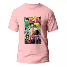 Camiseta Shonen Jump Anime One Piece Naruto Dbz 4 Rosa