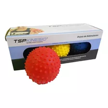 Set 3 Pelotas C/pinches Estimulacion Anti Stres Rehab