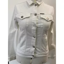 Jaqueta Sarja Calvin Klein Jeans Infinite Branco Off Ckjf10