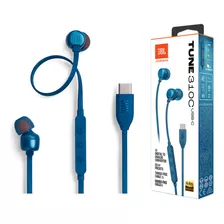 Fone De Ouvido Jbl Tune 310c Microfone Integrado Fio Usb-c