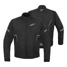 Campera Moto Gp23 Cordura Protecciones 4 Estaciones Top Rac