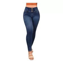  Jeans Dama Pantalones Mujer Cintura Levanta Pompa