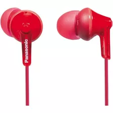 Auriculares Con Cable Panasonic - Con Cable, Rojo Rp-hje125e