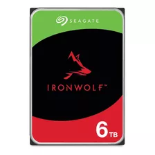 Disco Duro Para Nas Seagate Ironwolf 3.5 PuLG 6 Tb 5400rpm