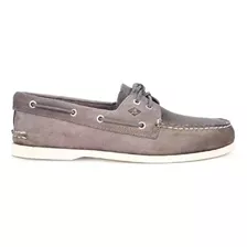 Zapato Sperry Hombre Sts25510 A/o 2-eye Leather Grey