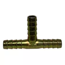 Tee Te Para Mangueira 5/16 8mm Conexão Gás Ar Agua Aço