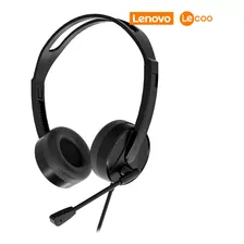 Fone De Ouvido Headset Com Microfone Ht106 Lenovo Lecoo Cabo Usb