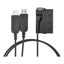 Andoer Lp-e8 Dc Acoplador Usb Adaptador De Alimentação Bater