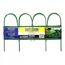 Cerca Plegable Redonda Gard'n Border, Verde, 10 Pulgada...