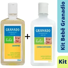  Shampoo Granado + Condicionador Bebê Tradicional Kit 250ml