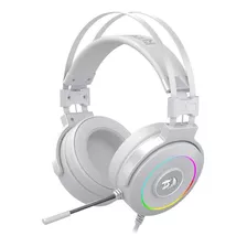 Headset Gamer Redragon H320 Lamia 2 Lunar White Com Luz Rgb