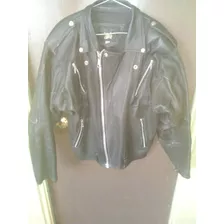 Tenida Motoquera De Cuero Pantalon Y Chaqueta