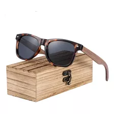 Gafas De Sol Barcur Con Varillas De Madera De Nogal