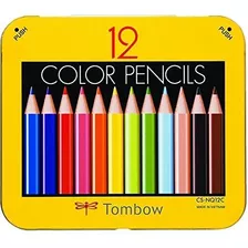 Tombow Mini Lápiz De Color, Situado En La Lata Del Metal, Pa