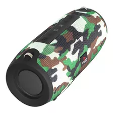 Alto-falante Grasep D-g125 Portátil Com Bluetooth E Wifi Camuflado 