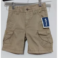 Bermuda Bebe Lucky Brand 2 Años 2t Khaki Original Nuevo