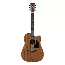 Violão Acústico Ibanez Artwood Aw54ce Para Destros Open Pore Natural Open Pore