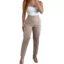 Pantalón Tiro Alto Formal Mujer Estilo Sara