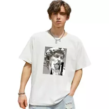 Playera De Hombre Con Estampados De Moda Manga Corta