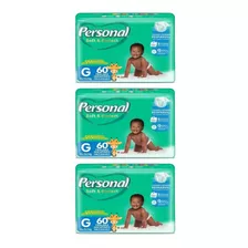 Personal Soft & Protect Fralda Infantil G C/60 (kit C/03)