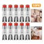 Kit 10 Bebedouro Chupeta Inox Para Suíno Porco Adulto 7cm