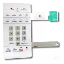 Teclado Membrana Microondas Samsung Mw8700/mw8750 S/dourador