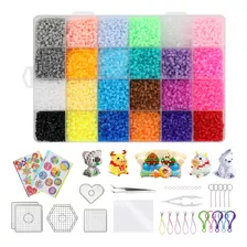 Pack Hama Beads 2.6mm 10000pcs 24 Color Y Accesorios