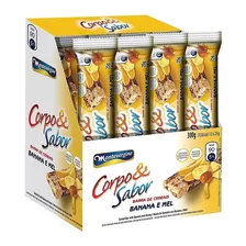 Barra De Cereais Montevérgine Banana E Mel - 24 Unids De 25g