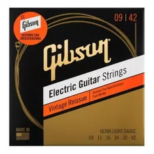 Cuerdas Guitarra Eléctrica Gibson Encordado 09 Ultra Light