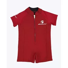 Buceo Traje De Neopreno Divecica Bebé Neopreno Goma 2mm Rojo