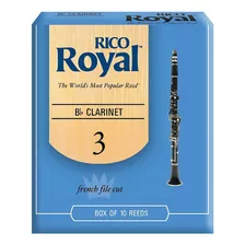Cañas Rico Royal Para Clarinete Sib Dureza / Número Nº 3