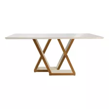 Mesa De Jantar Tampo Vidro Slim Plus 170cmx90cm Laguna Fj