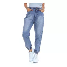 Calça Jeans Feminina Jogger Básica 34 Ao 50