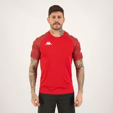 Camisa Kappa Raglany Vermelha