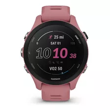 Relógio Gps Garmin Forerunner 255s Pink Boy, 41 Mm, Cor De Moldura Preta