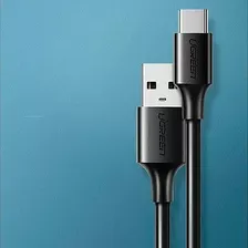 Cable Usb-a 2.0 A Usb-c Ugreen Niquelado 2m Negro