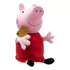 Baby Brink Pelúcia Da Peppa Pig Com Teddy 30 Cm