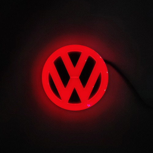 Logotipo Led Volkswagen 4d Color Vw 11 Cm Foto 4