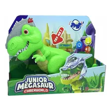 Figura Interativa - Junior Megasaur Cyberworld - T-rex - Ve